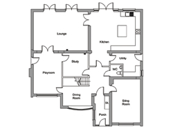 Two Storey Side and Rear Extension Drawing